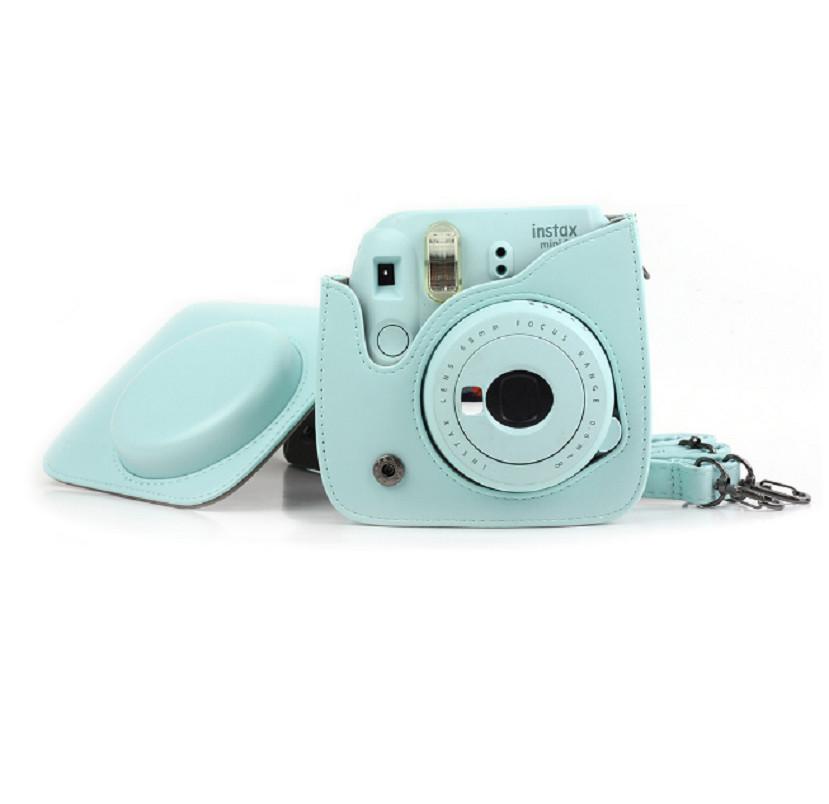 Caiul Digital Protective Camera Case Cover For Fujifilm Instax Mini 8/8+/9 Soft And Durable Leather Bag