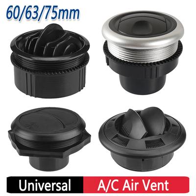 Warme Heizung Standheizung 60mm/63mm/75mm A/C Lüftungsdüse Universal Rund Auto Heizung Klimaanlagenauslass für Wohnmobil Bus Armaturenbrett