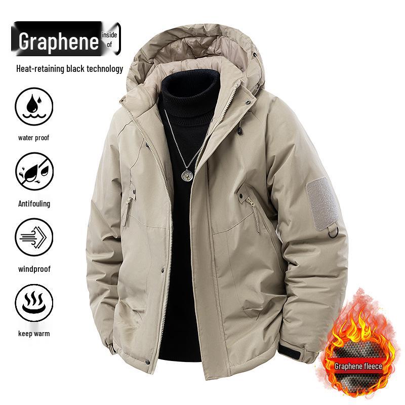 Men s Graphene Insulated Hooded Mountaineering Jacket S