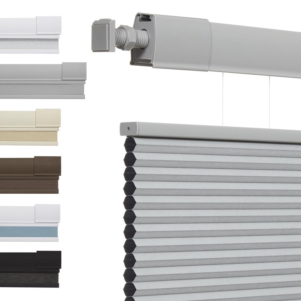 No Tools No Drill Top Down Bottom Up Honeycomb Blinds for Windows, 1" Cell Fabric Cordless Thermal Insulated Noise Reduction
