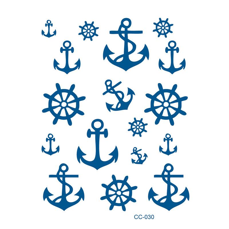 Herbal plant finger cochlear small picture juice tattoo stickers last 15 days ins wind semi-permanent