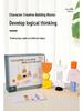 Toddler Creative Interlocking Building Blocks with Large Pieces - Shape & Picture Matching Early Education Toys