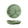 1Pcs Round Fruit Salad Plate Kitchen Breakfast Snack Dip Tray Dinner Plates Food Dishes Cake Dessert Tray Kitchen Tableware