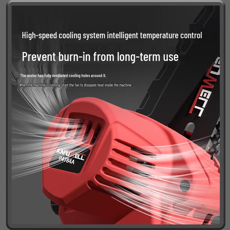 21V Cordless 6-inch Electric Chainsaw CN Plug (adapter Included)