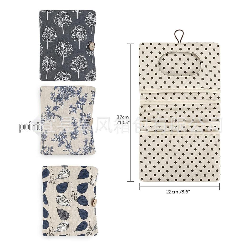 Portable Baby Diaper Storage Bag with Wet Wipe Holder