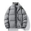 Men's Winter Stand Collar Down Jacket - 90% Down, Thickened, Warm, Trendy Design for Couples