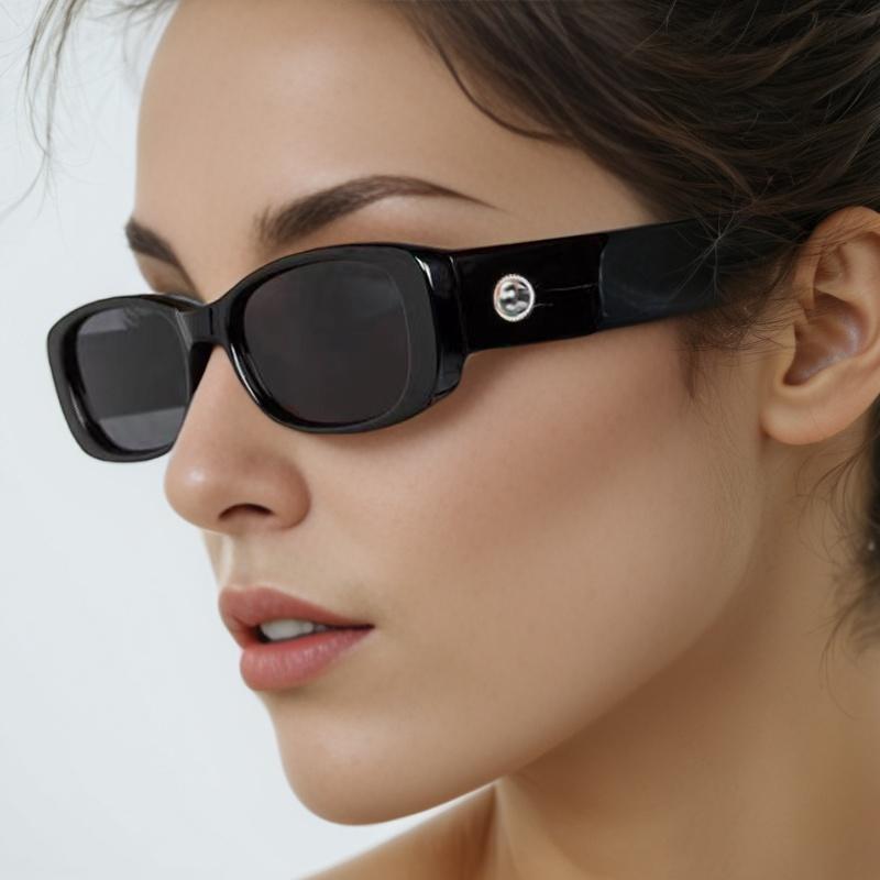 New Vintage Square Sunglasses Women Men Brand Small Rectangle Sun Glasses Female Small Eyewear for Male Female