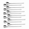 IMEEA Long Bar Spoons, 18-10 Stainless Steel Parfait Spoons, 23cm, Silver, 12-Piece Set, for Commercial Use