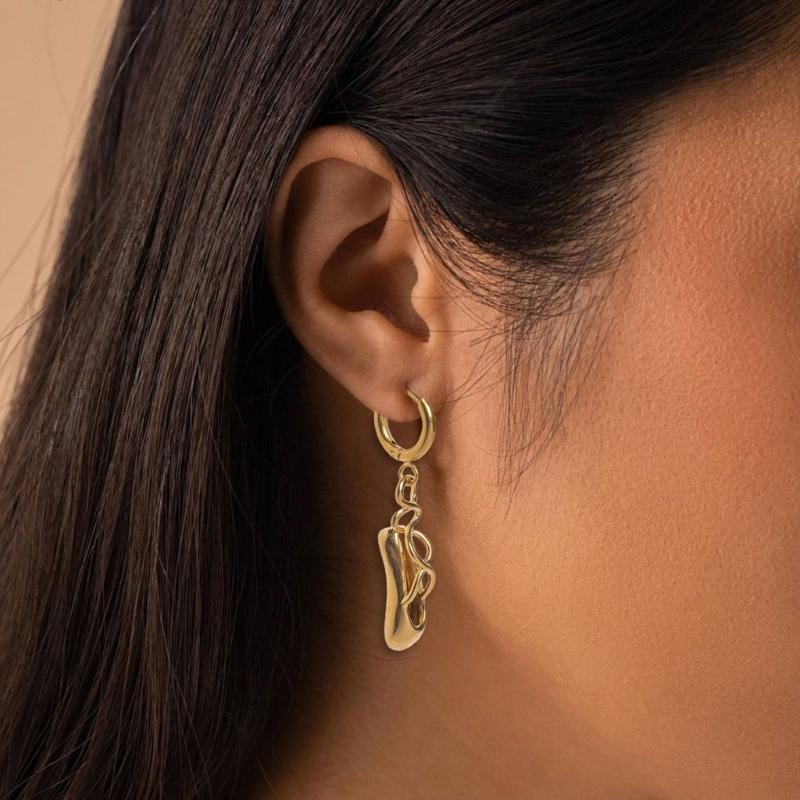 Retro Dance Shoe Cherry Drop Earrings Artistic Handcrafted Details Lightweight Comfort Ear Jewelry For Daily Wear