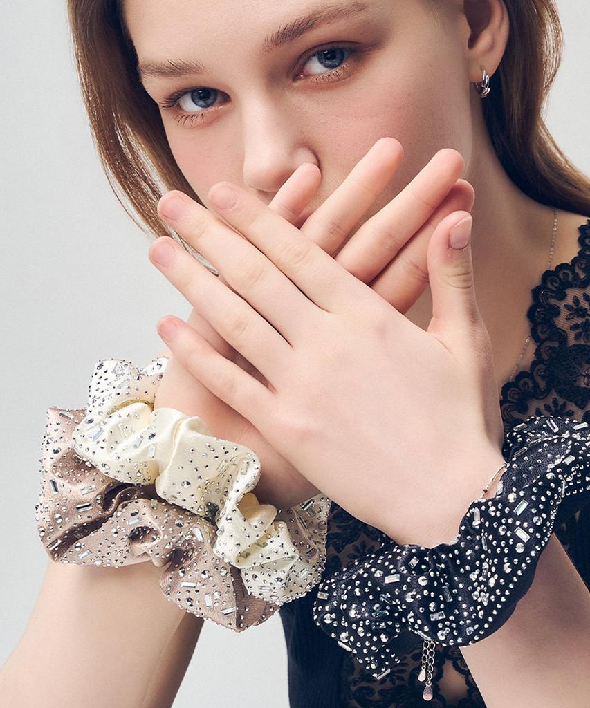 Dana Burton Jamie Crystal Scrunchie