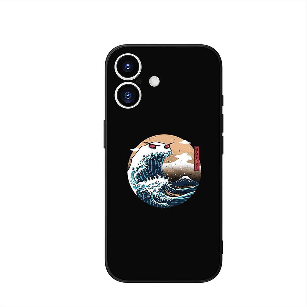 Phone Cover for Apple iPhone 16 15 14 Plus 13 12 Mini 17 Pro Max + 16E Air 16+ ProMax Case The Great Wave of Kanagawa Art Casing