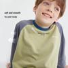 Children's Raglan Sleeve Color-Block Long-Sleeve T-Shirt