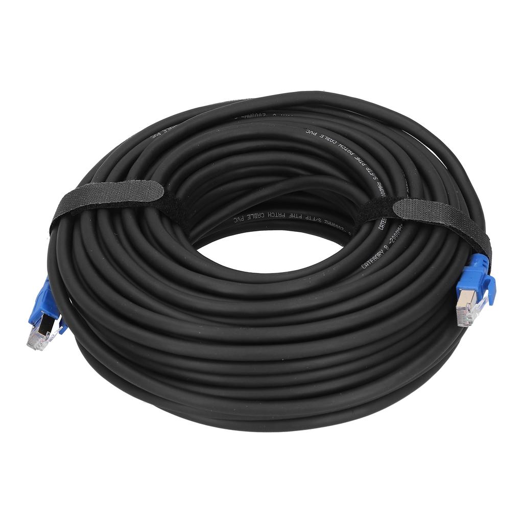 40Gbps 2000Mhz Cat8 Ethernet Cable Gold Plated RJ45 Conductor LAN Wires for Hubs Routers Networks