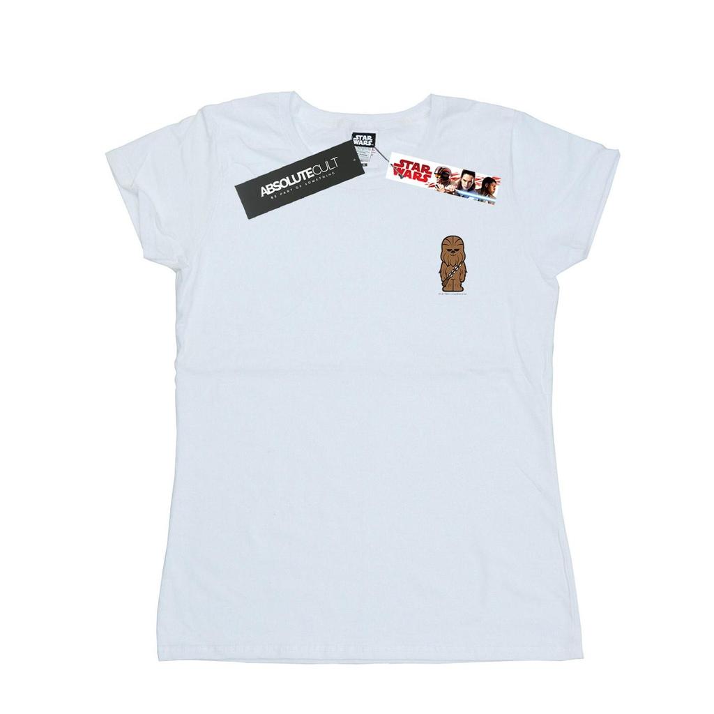 STAR WARS Womens/Ladies Chewbacca Chest Print Cotton T-Shirt