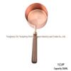 In-Stock Rose Gold & Walnut Wood Handle Measuring Spoons and Cups Set
