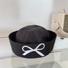InsStyle Beret Hat for Spring Women Bowknot Beret Hat Uniform Dress Up Hat