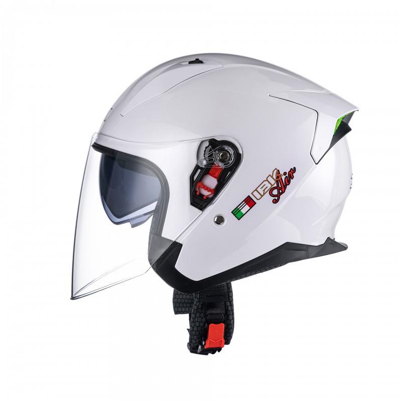 Delivery: Motorcycle Helmet Half Men Women Double Lenses Covered Three-quarters
