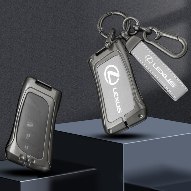 DJSZ3 Zinc Alloy Car Key Case Fob Cover Shell for Lexus UX200 UX250h ES200 ES300h ES350 US200 US260h 2018 2019 Protector Accessories