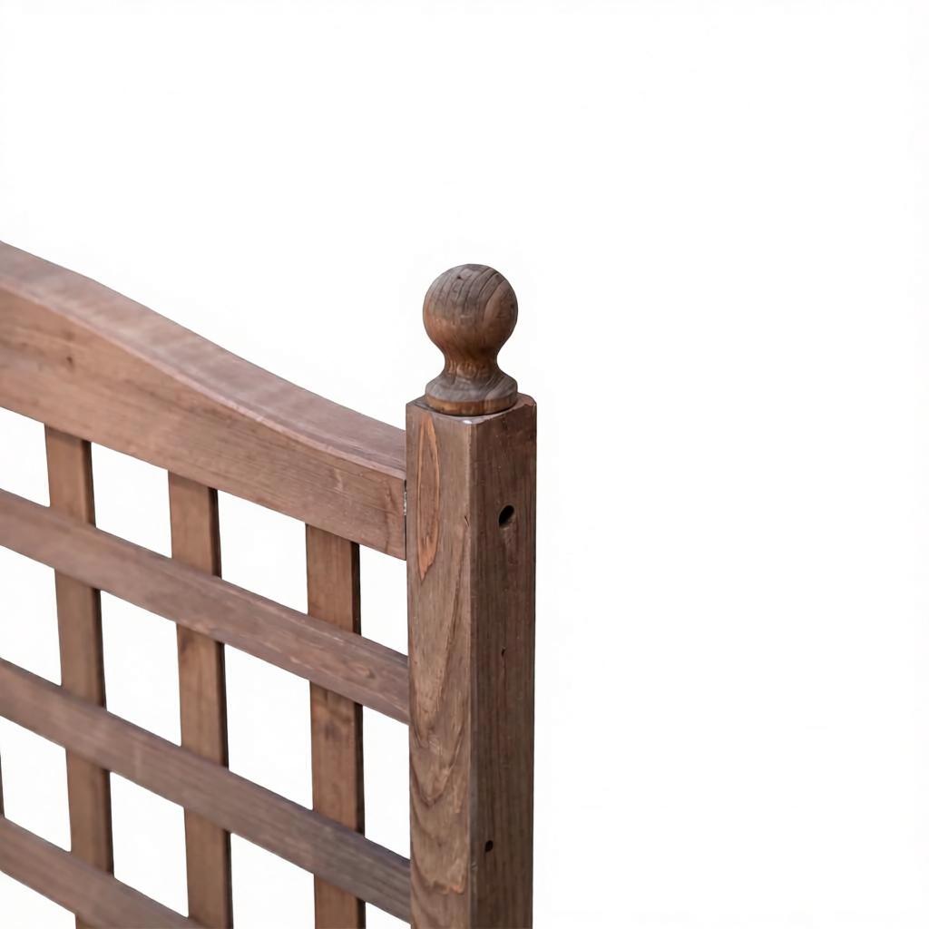 Planter Box with Trellis, Raised Bed with Lattice Back Panel, Stylish Plant Stand, Elegant Planter with Lattice Structure (only with planter box)