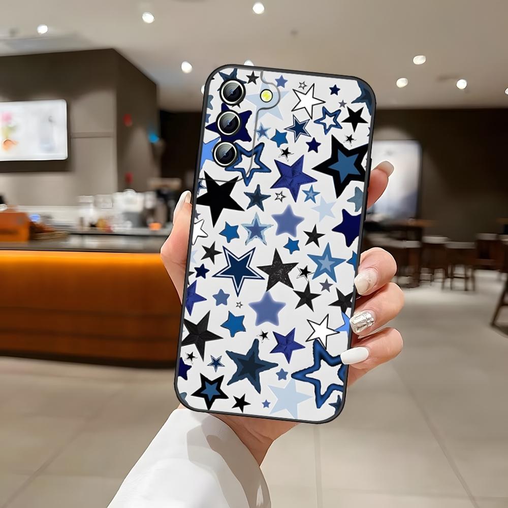 Fashion INS Stars Phone Case For S25 Samsung S26 S24 Ultra S22 S23 S20 Fe S21 Plus A54 A34 A16 A53 Back Cover