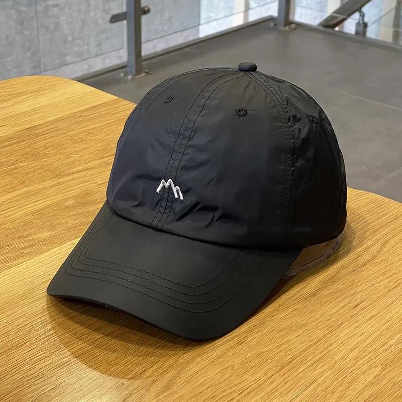 Summer Quick Drying Lightweight Baseball Hat Thin Breathable Sunshade Sunscreen Duckbill Hat Fishing Outdoor Sports Duckbill Cap