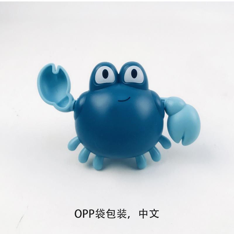 

Cartoon Toys New Baby Bath Animal Swimming Frogs Crab Infant Swim Chain Clockwork Classic Baby Cognition Water Toy For Children красный