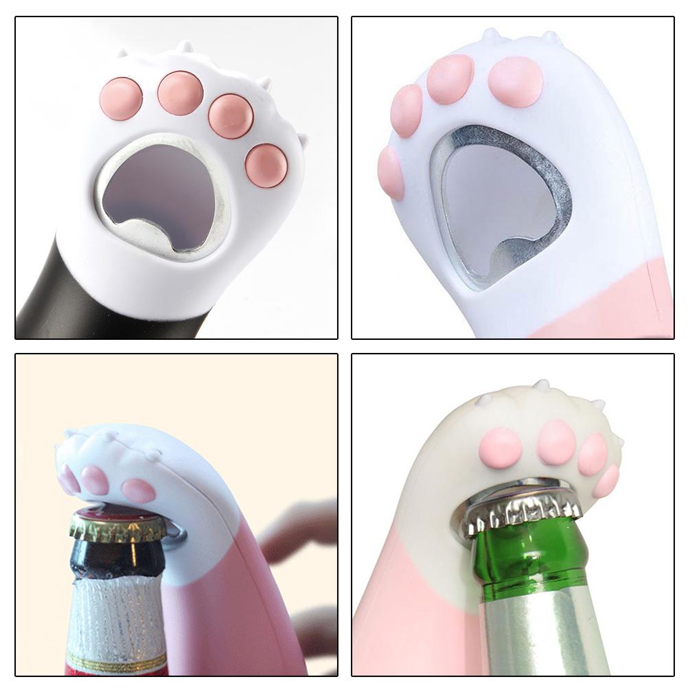 Cat Paw Shaped Bottle Opener Glass Beer Bottle Opener Kitchen Gadget Tools