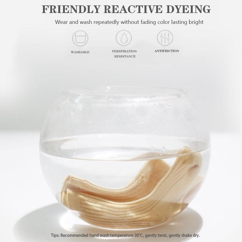 5 Par/Partia Skarpetki Dziecięce Oddychające Luźne Styl Południowokoreański Jednolity Kolor Skarpetki Dziecięce Średniej Długości Bawełniany Zestaw Skarpetek Dla Dzieci