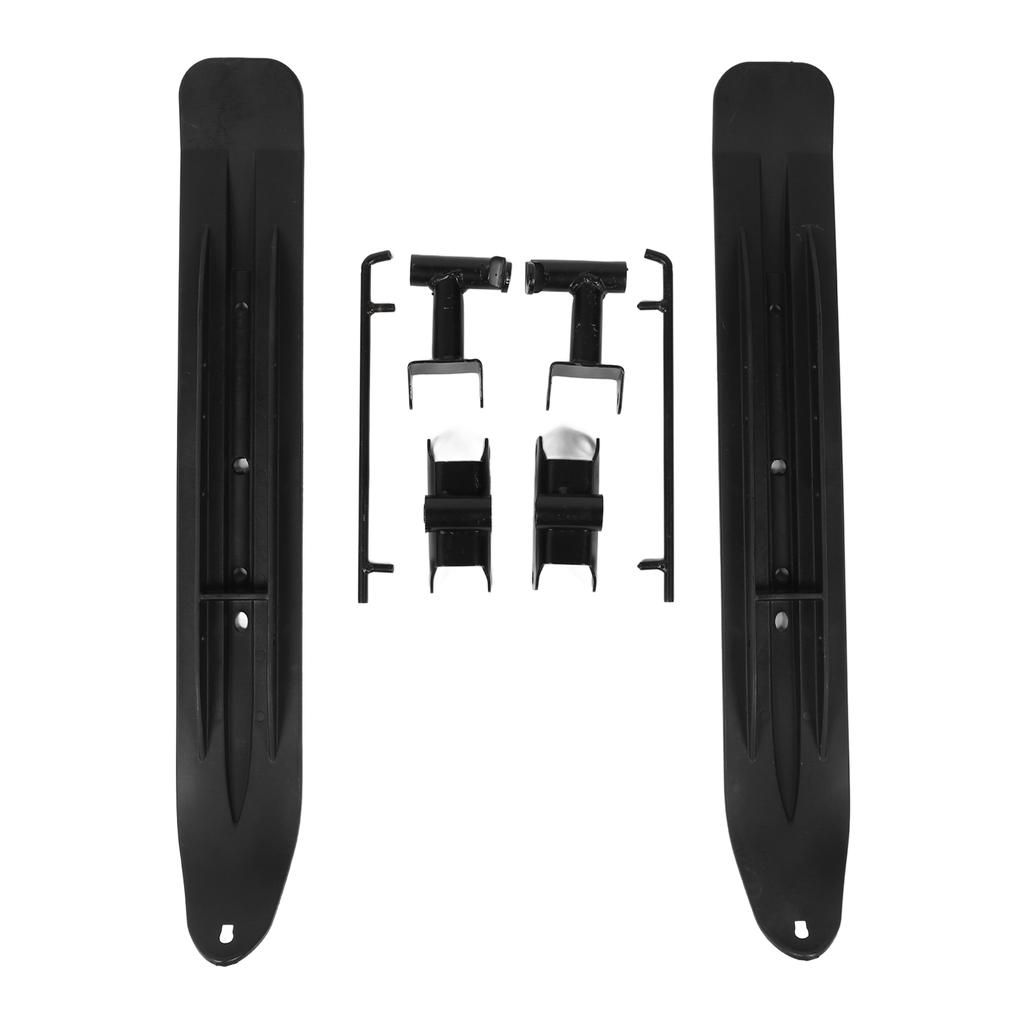 1 Pair Snow Bike Sledge Sled Anti Slip Enhanced Grip Snow Racer Skid for Quad Bike ATV Go Kart UTV Four Wheel