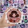 50 100Pcs Cute Cartoon Gothic Evil Witch Ghost Stickers Luggage Guitar Fridge Car Scooter Halloween Sticker Vinyl Decals