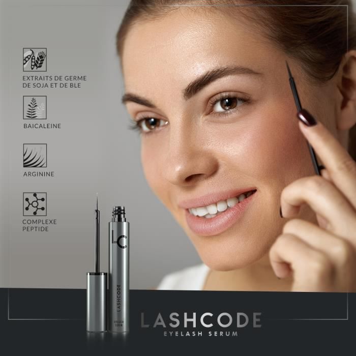Sérum Des Cils Lashcode Eyelash Serum 5ml - Conditionneur De Cils Accélérateur De Croissance