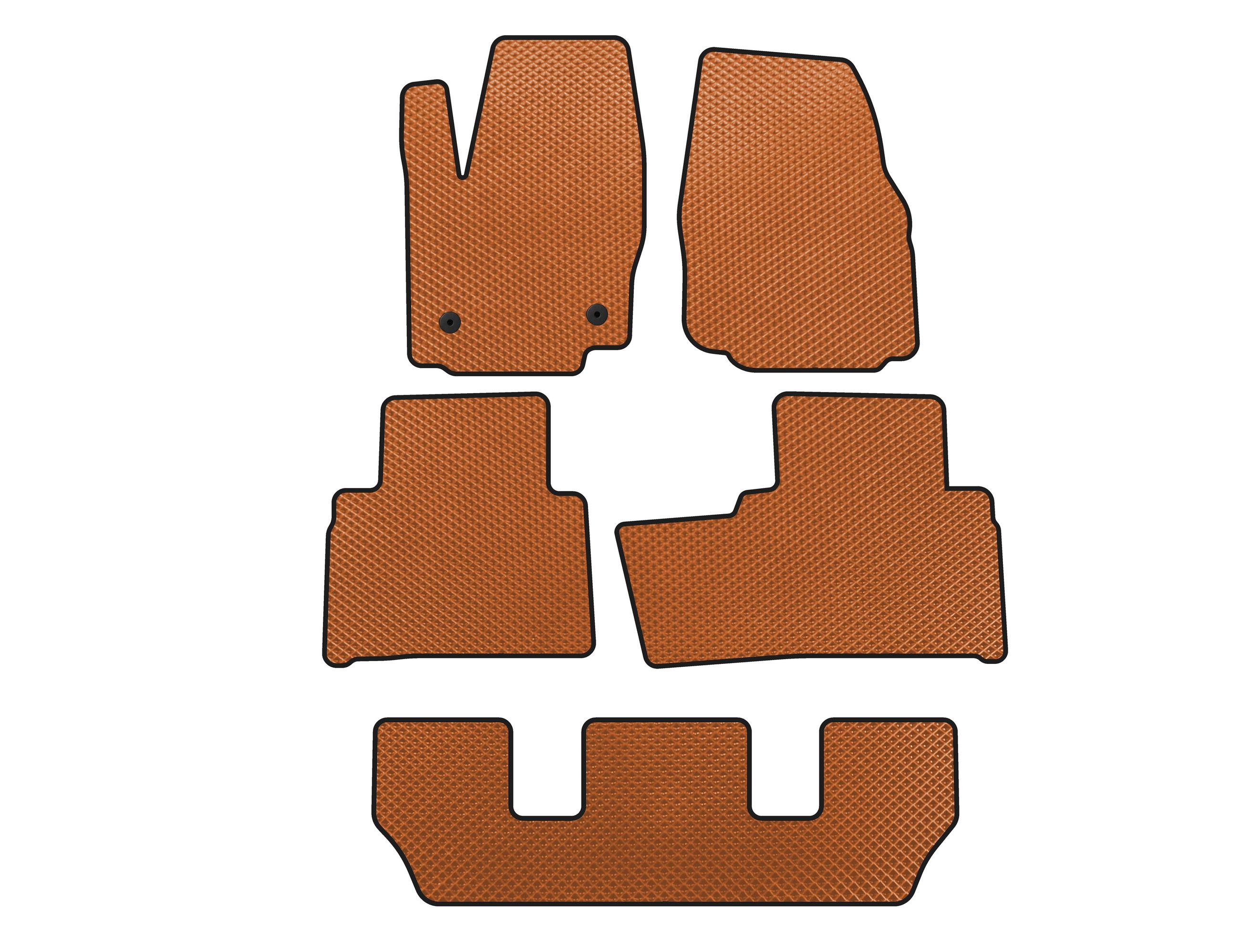 

EVA mats (3 rows, Orange) for Ford Galaxy 2007-2015