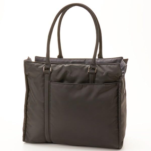 Tote Twill Square Medium Beige [Isaac] Bag, Nylon, Tote, Size, (21)