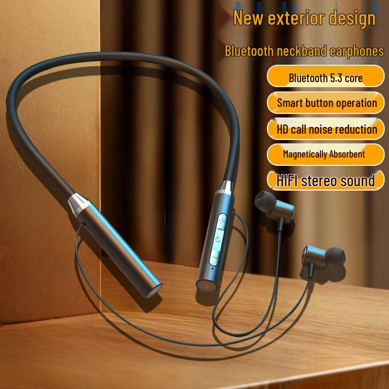 Wireless Neckband Sports Earphones - G01: In-Ear, Long Battery, Gaming & Running Bluetooth Headset