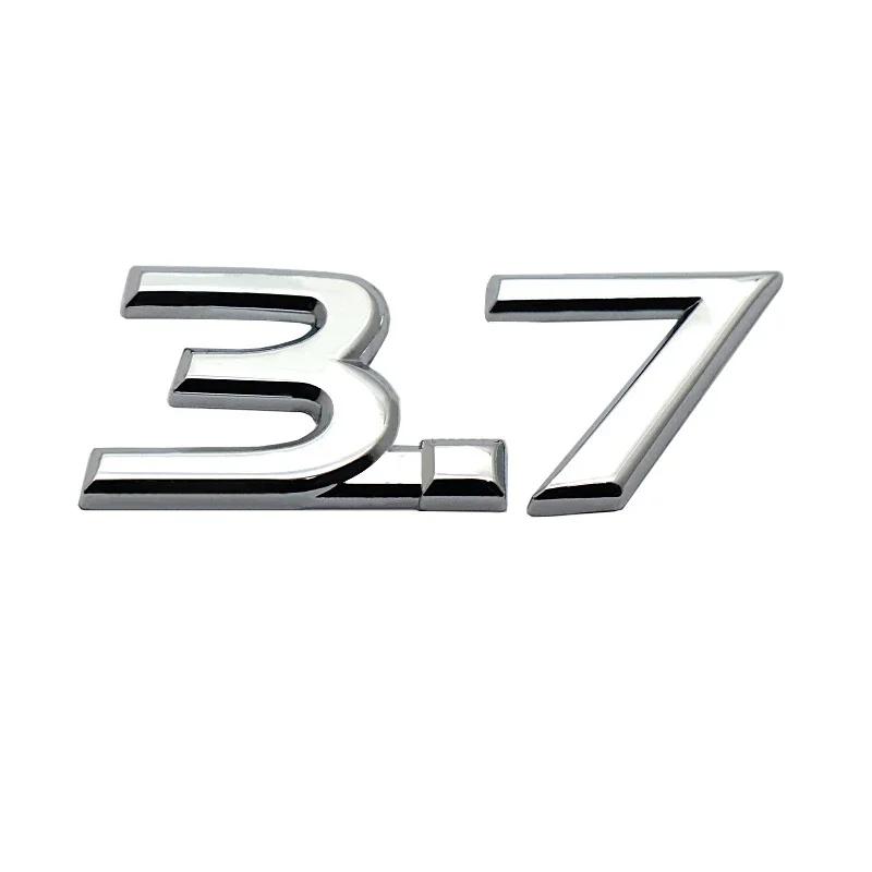 Car Front Grille Emblem Metal Rear Trunk Badge Sticker for 2.5 3.7 S IPL FX35 Q50 G35 G37 G20 QX56 QX50 QX60 Q45