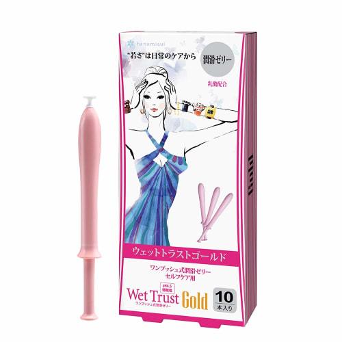 

[Genuine Hanamisui Product] Hanamisui Wet Trust Gold, 10-Pack