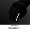 KOMINE WP Protect Winter Gloves Waterproof and Protective for and Winter - Kitora, Black/Red, Medium, GK-816 1080, Spring, Autumn,