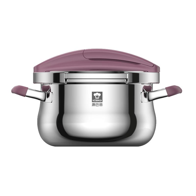 Kangbach Pure Titanium Pressure Cooker with Standable Lid, 5.8L