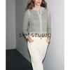 Autumn New Women clothes French style Idle Style Gradient Effect round Neck Long sleeve Knitted Outerwear 2893159