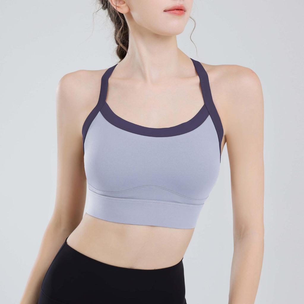 Shockproof Sleeveless Sports Bra: Quick-Dry Yoga Vest for Women