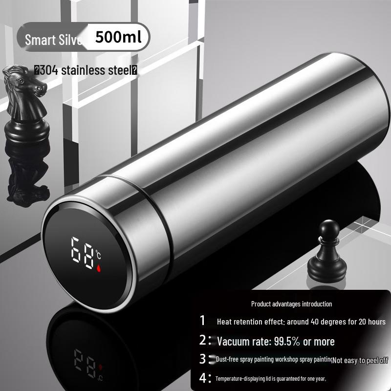 Smart Temperature Display Stainless Steel Insulated Mug