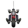 62KD Cool Skeleton Figurines Halloween Skul Pendant Car Ornament Cool Skul Statue Large Ball Decorations Ceiling