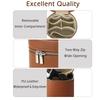 Large-Capacity Pu Leather Cosmetic Box With Internal Storage Box Detachable Hand-Held Cosmetic Bag Zipper Travel Bag