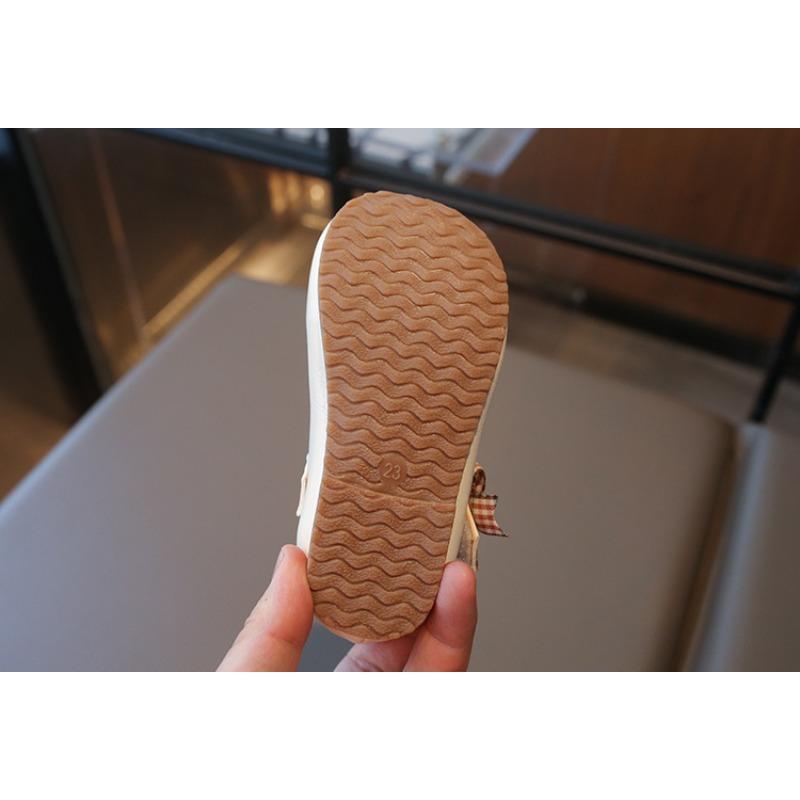 Cute Bowknot Girls' Leather Shoes | Fashionable Baby Princess Flats, Simple Casual Footwear for Toddlers Wedding Shoes