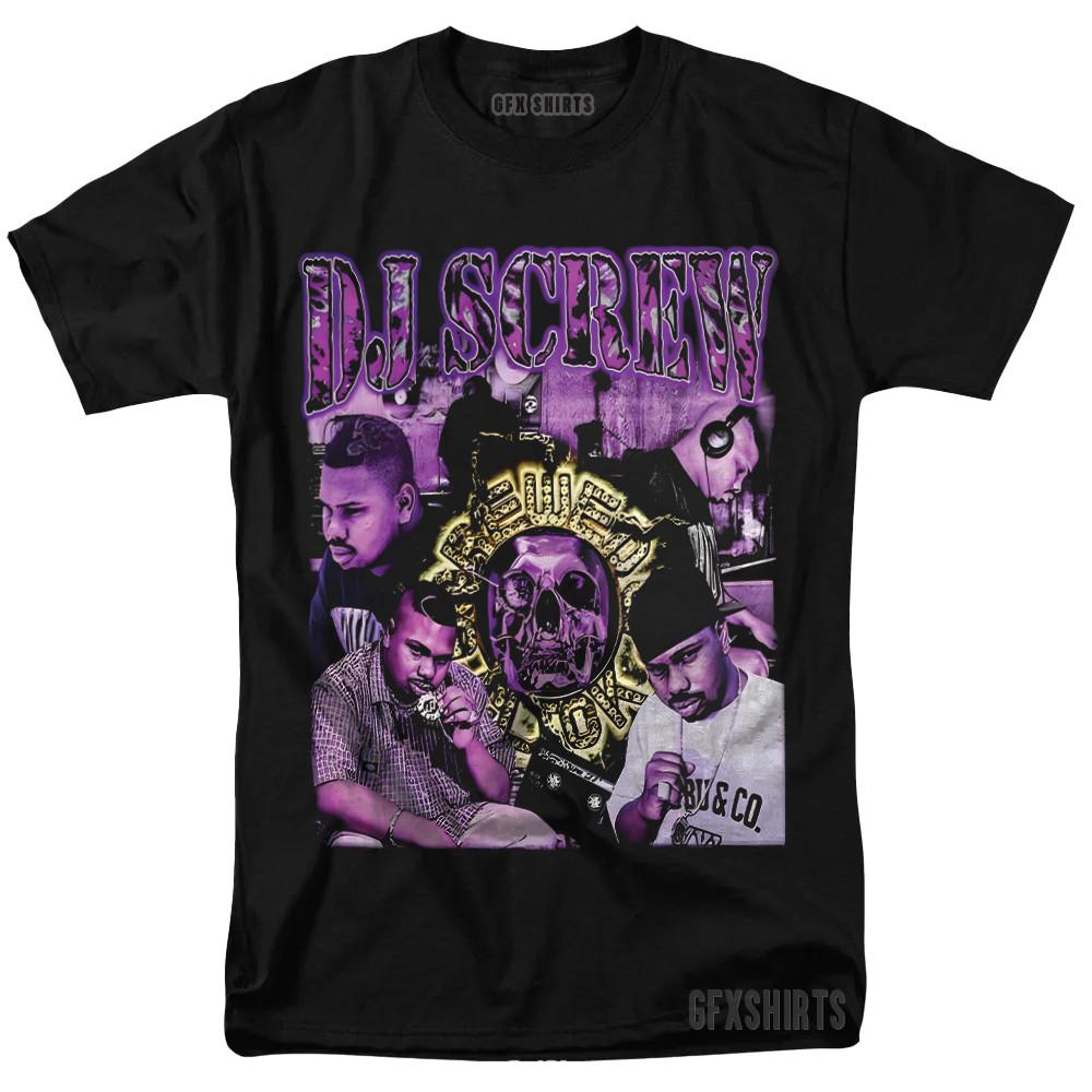 

Dj Screw Houston H-Town Screwston Vtg Graphic Design T-Shirt L