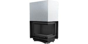 Cast iron fireplace KRATKI MAJA right 8 kW Ø 150 lift-up