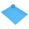 Silicone Painting Mat with Cup DIY Cultivate Artistic Talent Easy To Wipe Silicone Art Mat for Boys Girls Art Supplies