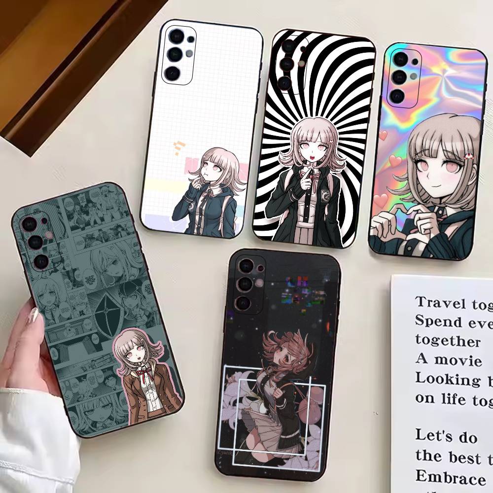 Danganronpa C-Chiaki Nanami Phone Case Black Silicone Soft For Samsung S25,S24,S21,S22,S23,S30,Ultra,S20,Plus,Fe,Lite