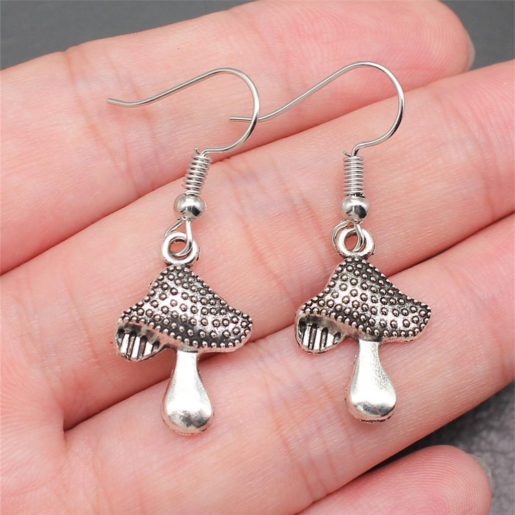 Drop & Dangle Earring Plant Four-Leaf Clover Cactus Vintage Jewelry SuppliesEarring Size 18x19mm QE021