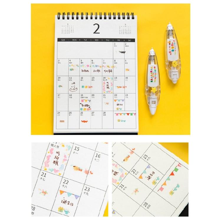 Decorative Lace Correction Tape Scrapbooking Sticker Pen For Craft Notebook Planner Photo Album Invitation Card Making